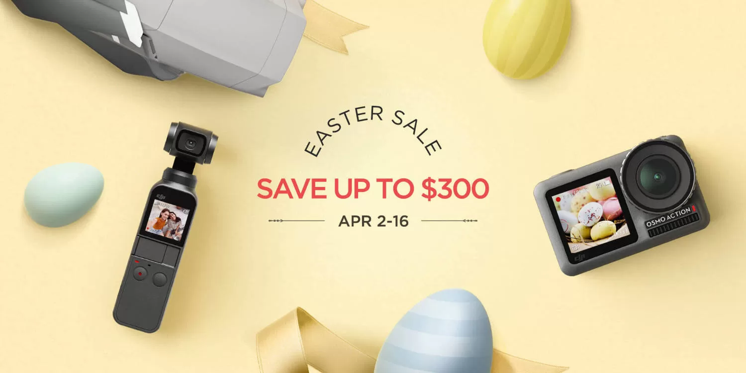 DJI Easter sale, save up to $300 on Mavic 2 Pro, Ronin-SC
