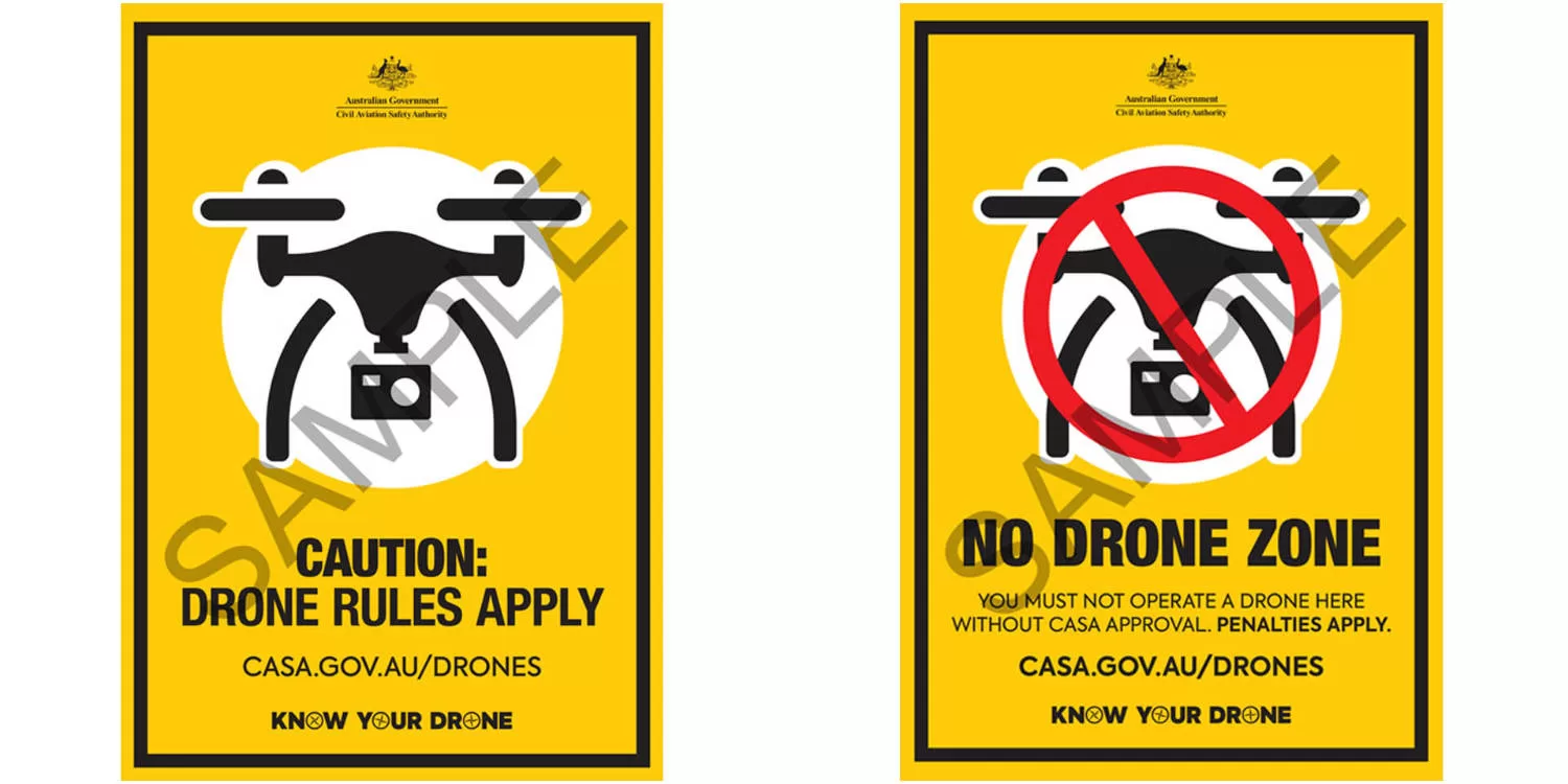 Drone online portal and signage comes into use in Australia