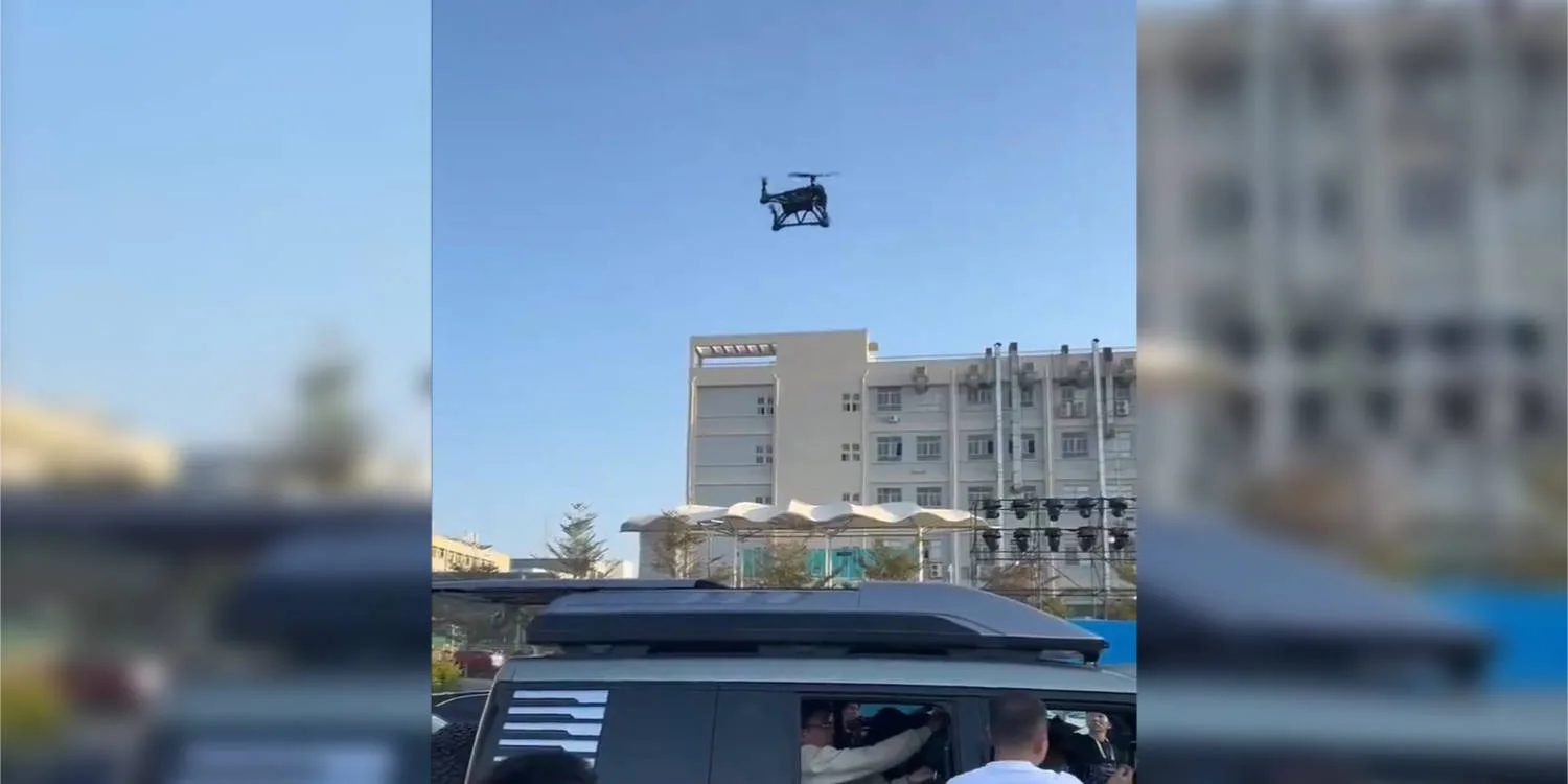 BYD U8 drone edition: eSUV with roof mounted DJI drone dock
