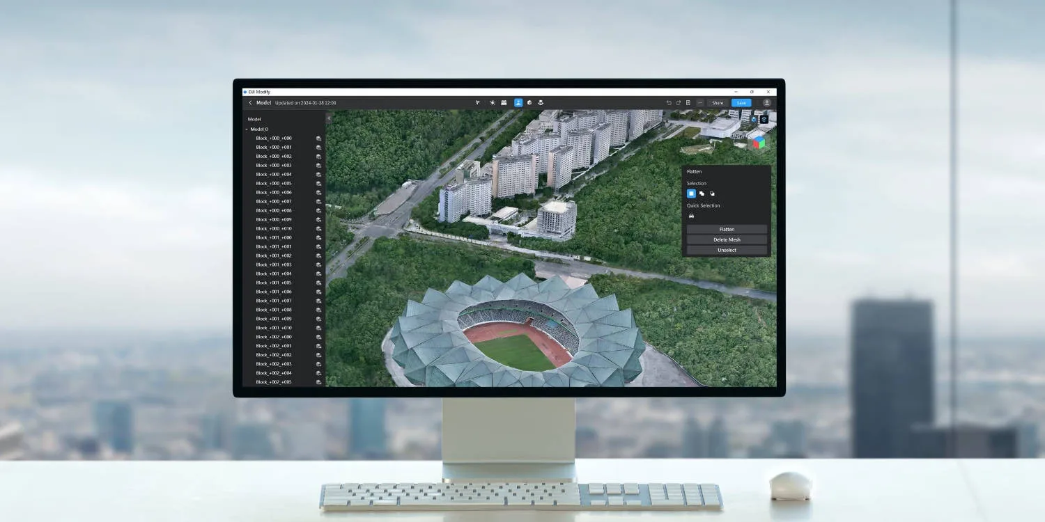DJI releases DJI Modify 3D model editing software